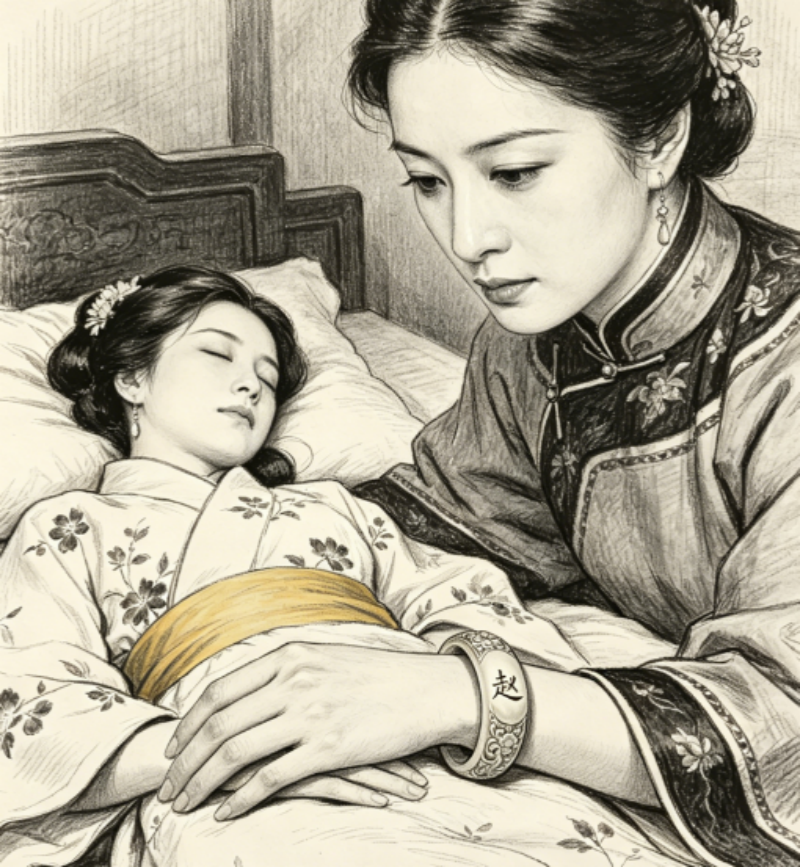 《趙家葛坊》   第十一章   癡情女千里尋郎 鬧婚場(chǎng)種留東洋7.png